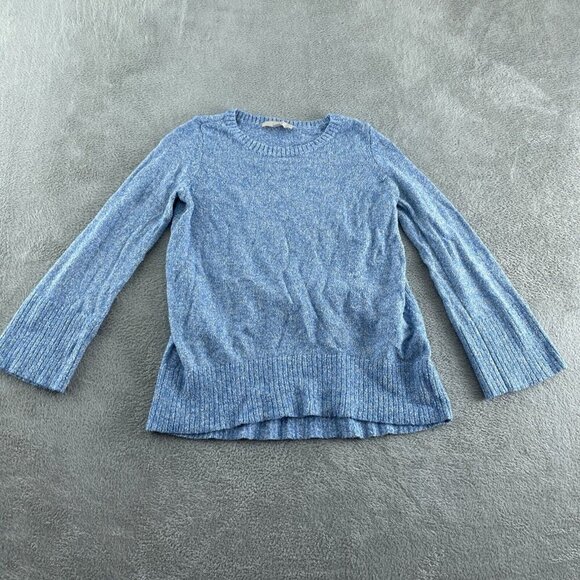 Loft Womens Blue Knit Sweater Medium 3906 - Picture 1 of 8